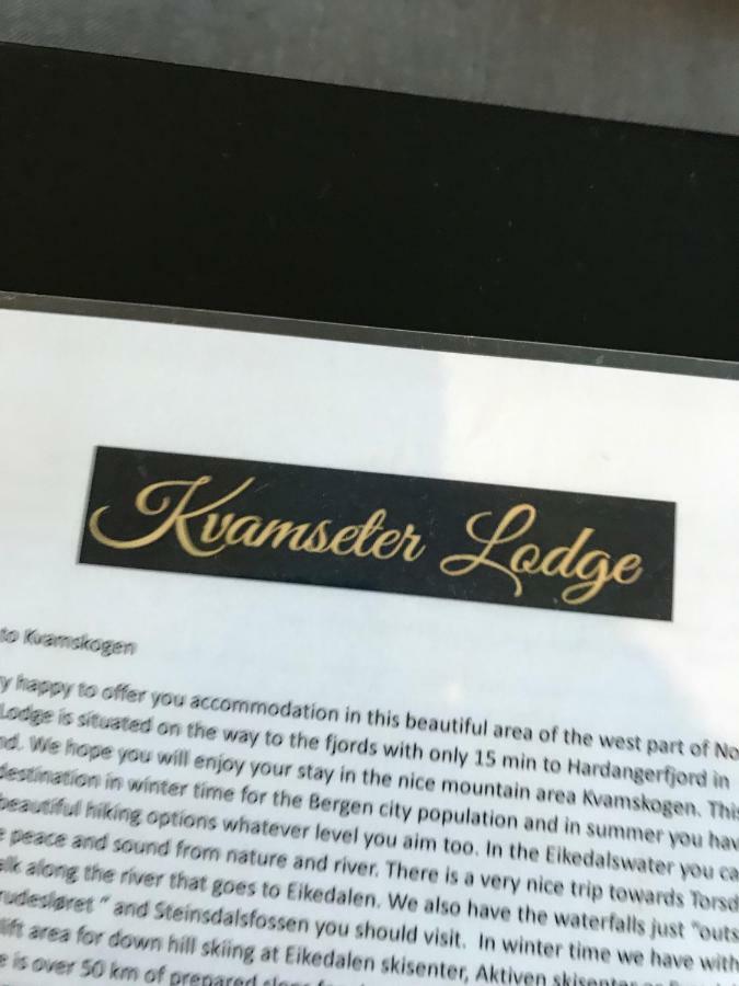 Kvamseter Lodge - Mountain Apartments Norheimsund Εξωτερικό φωτογραφία